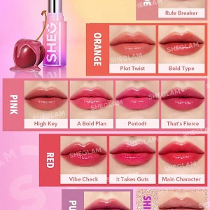 رژ لب براق MIRROR KISS رنگ PERIODT شیگلم SHEGLAM