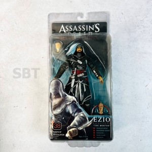 فیگور اساسین مشکی Assassine Ezio طلقی مارک ubisoft