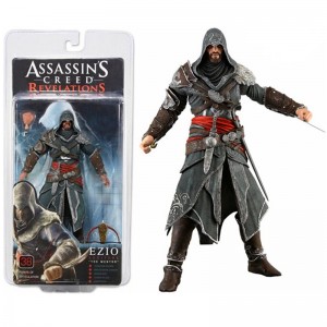 فیگور اساسین مشکی Assassine Ezio طلقی مارک ubisoft