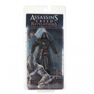 فیگور اساسین مشکی Assassine Ezio طلقی مارک ubisoft