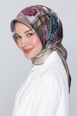 روسری ابریشمی طرحدار