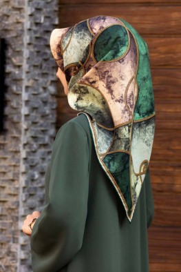 روسری ابریشمی طرحدار 1