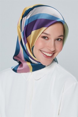 روسری ابریشمی پاستلی