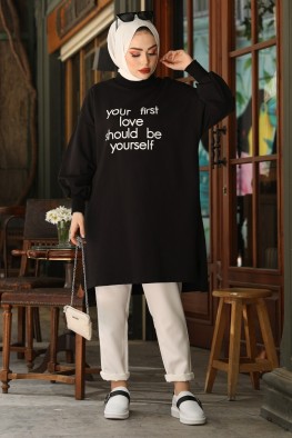 مانتو اسپرت مشکی