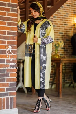 مانتو مدل دریتا لیمویی کد 3822429