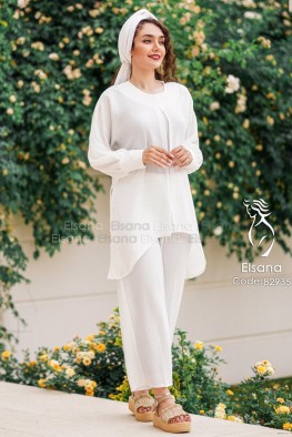 مانتو شلوار مدل مهدل کد 3825627