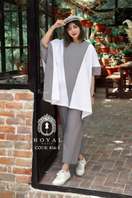 مانتو شلوار مدل ژانین کد 3826203