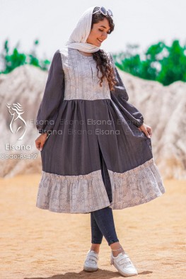 مانتو مدل ترنیان کد 3830630