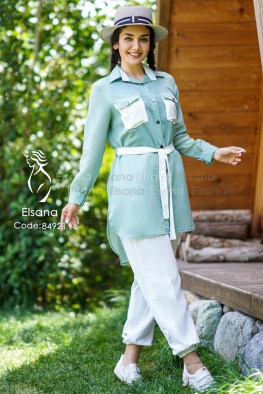 مانتو مدل آیشن کد 3830663