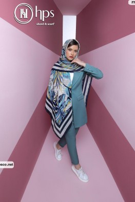 روسری گارزا دست‌دوز بهاره کد 3831038