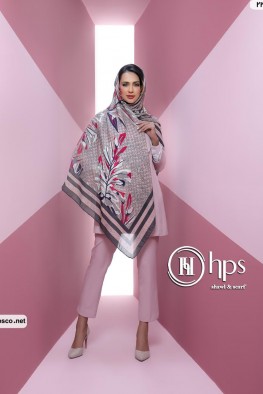 روسری گارزا دست‌دوز بهاره کد 3831050