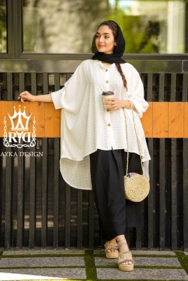 مانتو شومیزی کد 3833432