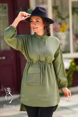 مانتو مدل سرگل کد 3850512