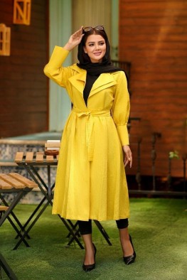 مانتو مدل یقه انگلیسی کد 3861040