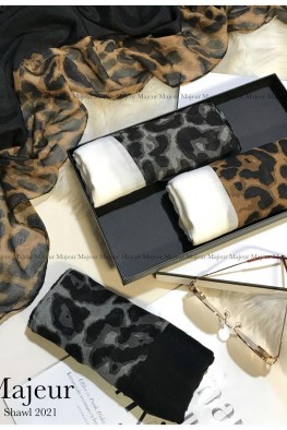 شال وال اسلپ حاشیه پلنگی کد 3868940