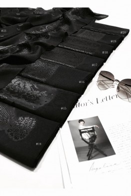 روسری قواره کوچک مشکی اعلا کد 3869121