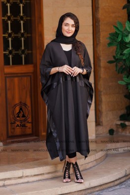 مانتو مدل عبایی ساتن کد 3874293