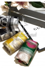 شال حریر ابریشم رسمی مارک گوچی کد 3886587