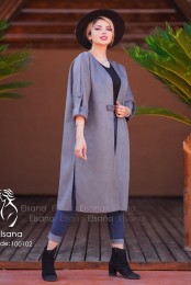 مانتو پاییزه مدل امیلی کد 3923337