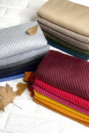 شال پاییزه پلیسه ماری کد 3924247