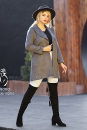 مانتو پاییزه مدل آرمیلا کد 3925479