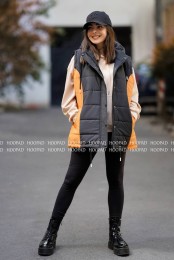 پافر مدل كوتاه تركيبي شقايق کد 3926000