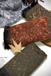 شال پاییزه موهر پوست ماری کد 3932115