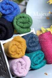 شال پاییزه ساده بوکله پشمی کد 3959577