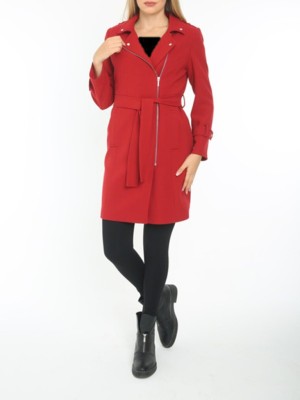 پالتو ترک زیپ دار یک طرفه کد 3975389