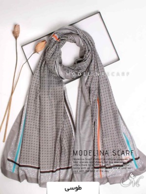 شال موهر دورو طوسی کد 3981347