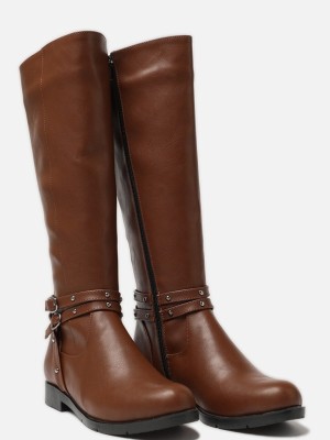 چکمه قهوه ای سگک دار ترک کد 3990836