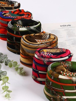 شال ابریشم ویسکوز میله ای کد 4070317