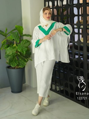 رویه و شلوار مدل هلوین کد 4106665