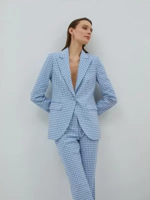 کت و شلوار طرح چهارخانه کوتون کد کد: 4438540