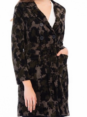 بارانی یشمی قهوه ای