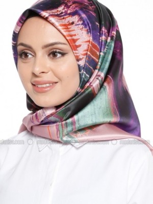 روسری ساتن دیجیتالی لیلا