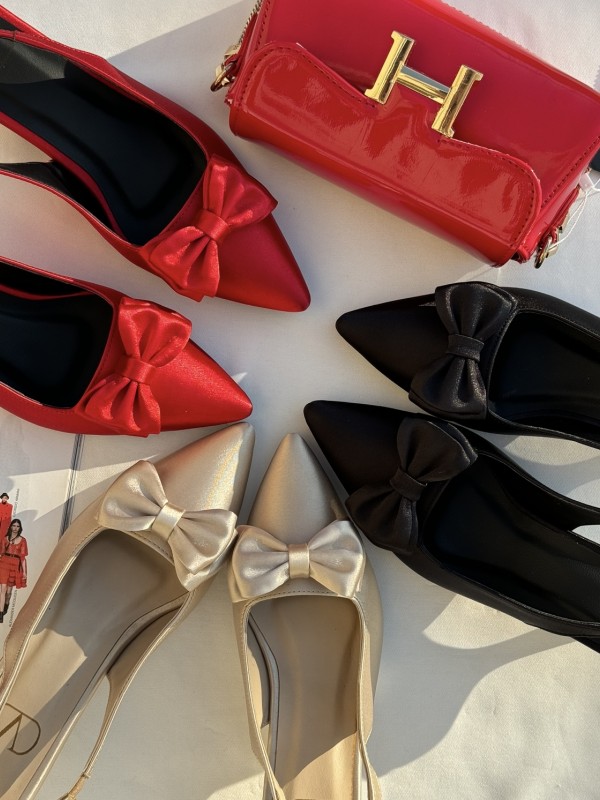 پاشنه ساتن پاپیون 4003