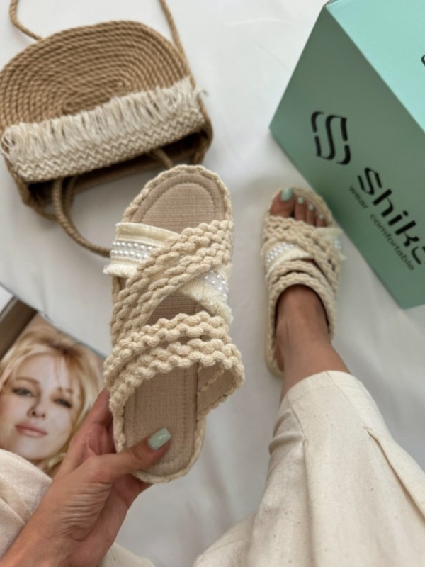 صندل دو بند مرواریدی 1705