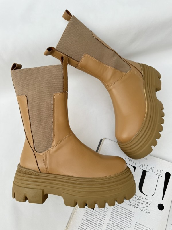 بوت بغل کش چرمی 1381