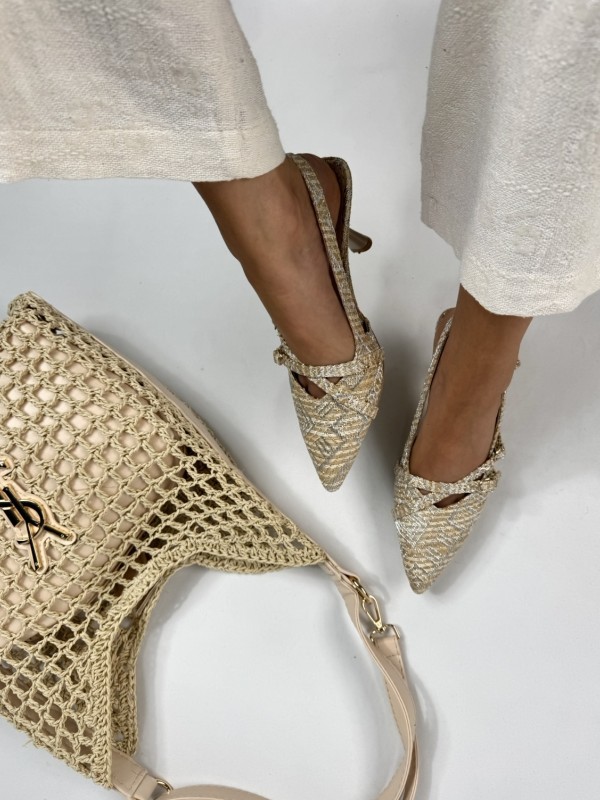 پاشنه کنفی سه سگک 2153