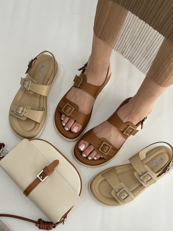 صندل سه سگک میکس 2237