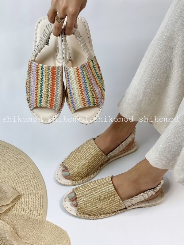 صندل پشت کش حصیری 2244