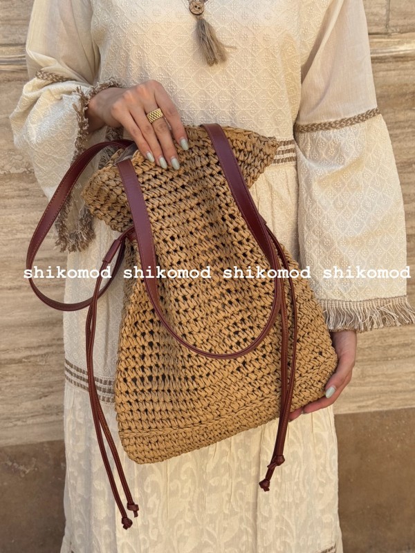 کیف آویز دار رافیا 3054