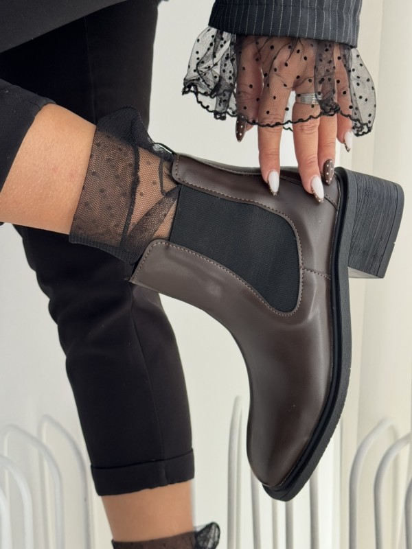 نیم بوت دو کش روژکا 2336