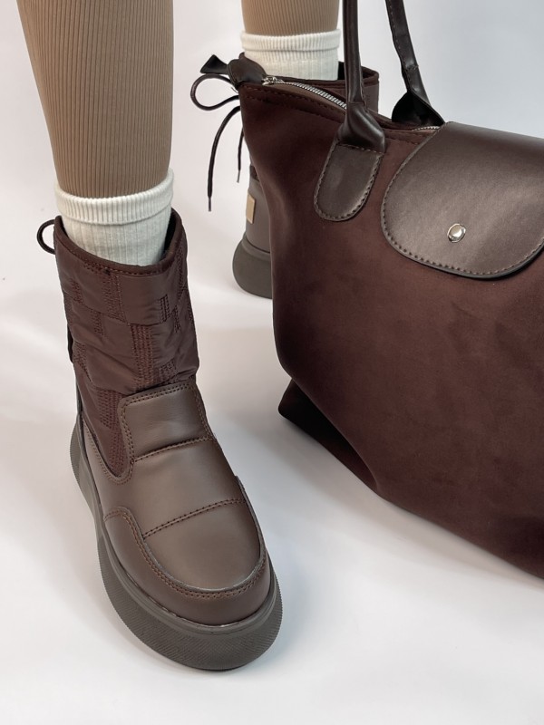 نیم بوت پشت بندی کاپشنی 2367