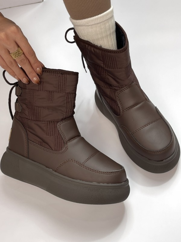 نیم بوت پشت بندی کاپشنی 2367