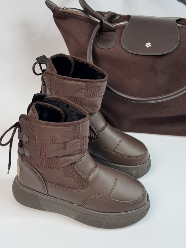 نیم بوت پشت بندی کاپشنی 2367