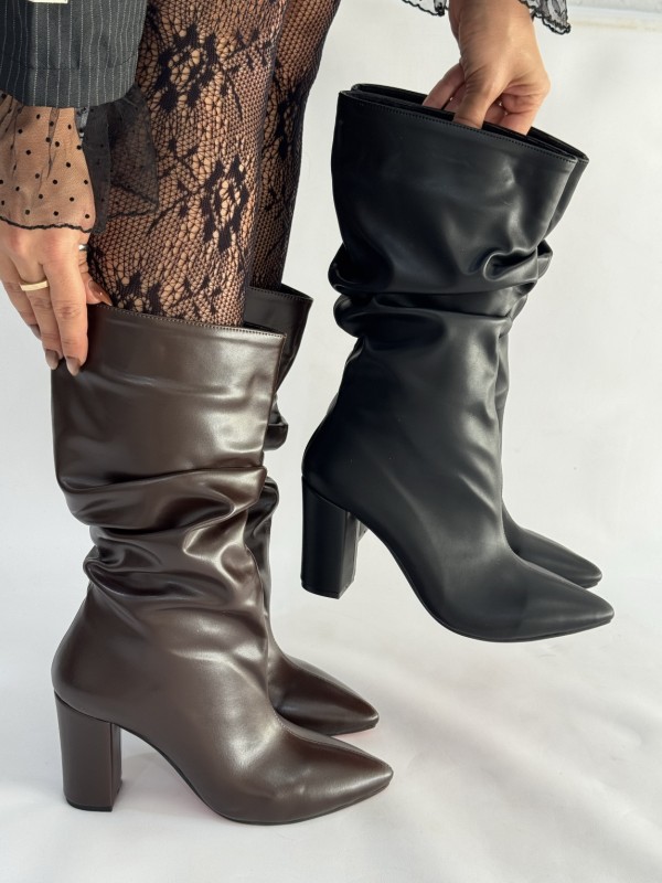 بوت پاشنه چروک مکس 2381