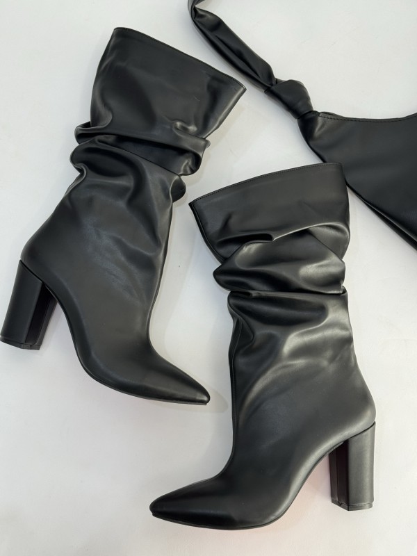 نیم بوت چروک کوتاه مکس 2380