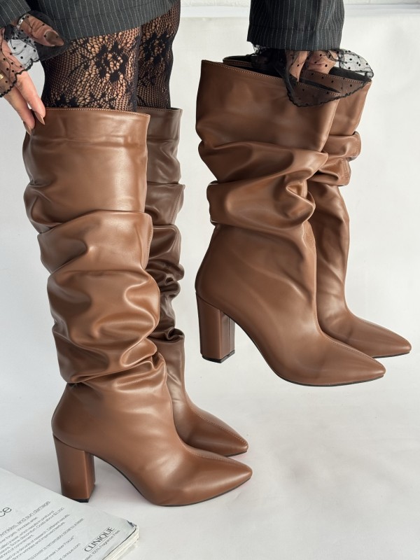 نیم بوت چروک کوتاه مکس 2381